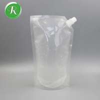 stand up pouch bags with spout for liquid food packaging