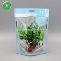 resealable palstic stand up bags for cloth clothes zipper bag underwear packaging bag