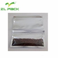 Stand Up Black Ziplock aluminium foil cooking vacuum packing bags for food