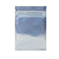 durable black resealable zipper heat sealing custom print recycled ziplock food packing small clear custom plastic bag